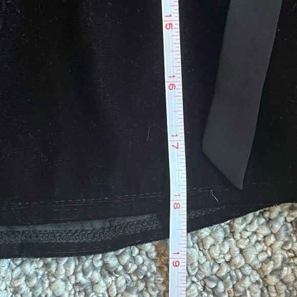 Express Black Velvet Strappy Faux Wrap Cami Tank Top Size Small - Picture 6 of 9